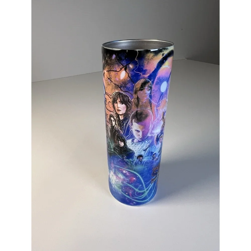 Stranger Things Tall‎ 20 oz Skinny Metal Tumbler